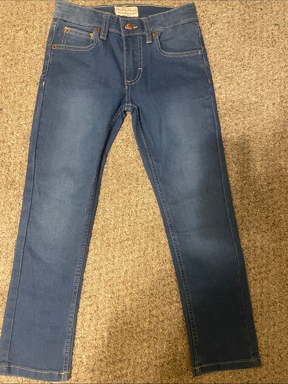 Weatherproof Men's Slim Straight Jeans in Blue